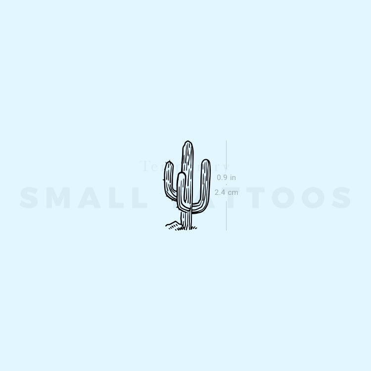 Saguaro Temporary Tattoo (Set of 3)