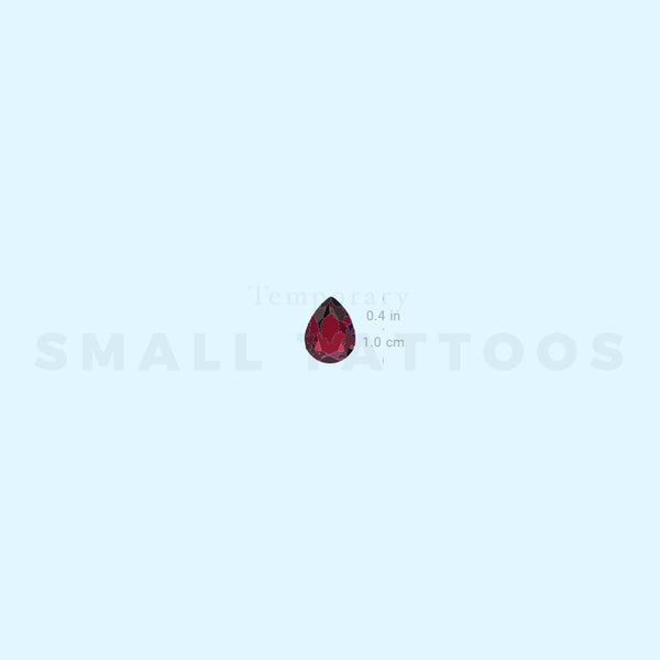 Ruby Temporary Tattoo (Set of 3)