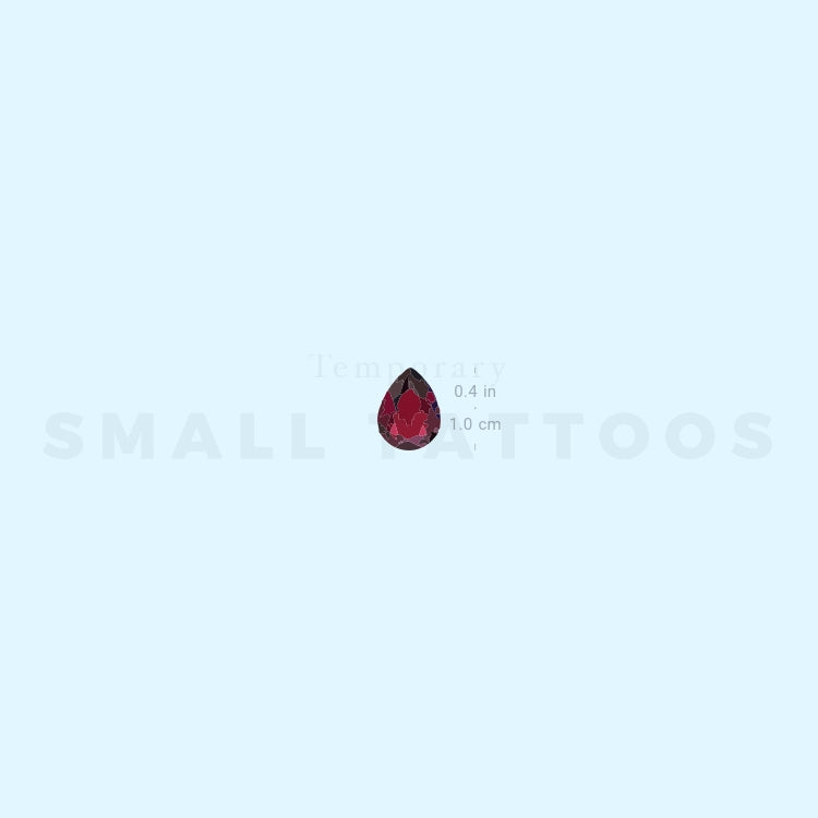 Ruby Temporary Tattoo (Set of 3)