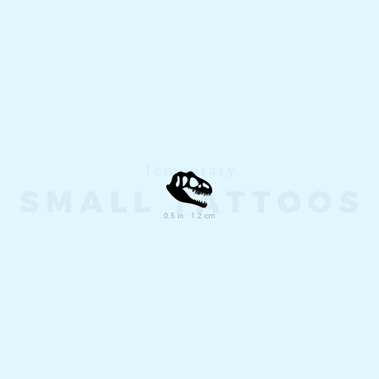 T-Rex Fossil Temporary Tattoo (Set of 3)