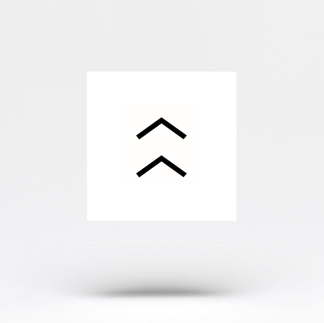 Tatuaje temporal minimalista de flecha y chevrón (juego de 3)