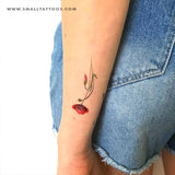 Poppy Temporary Tattoo By Lena Fedchenko (Set of 3)