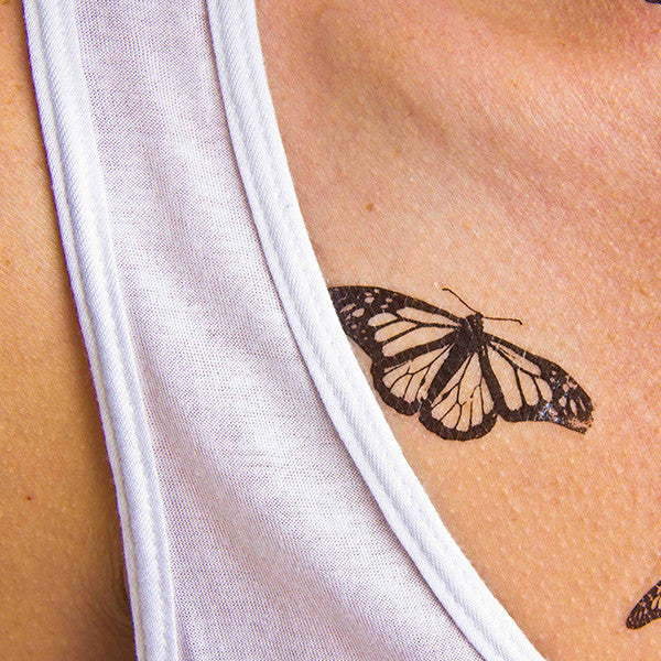 monarch butterfly tattoos on shoulder