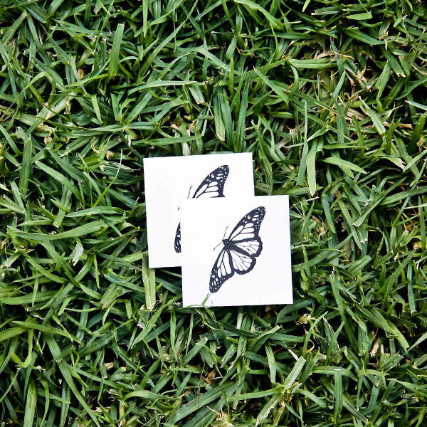 Monarch Butterfly Temporary Tattoo (Set of 3)