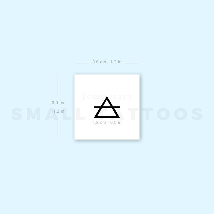 Transcend Symbol Temporary Tattoo (Set of 3)