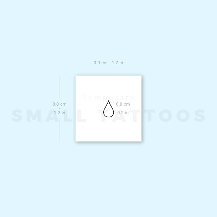Teardrop Temporary Tattoo (Set of 3)
