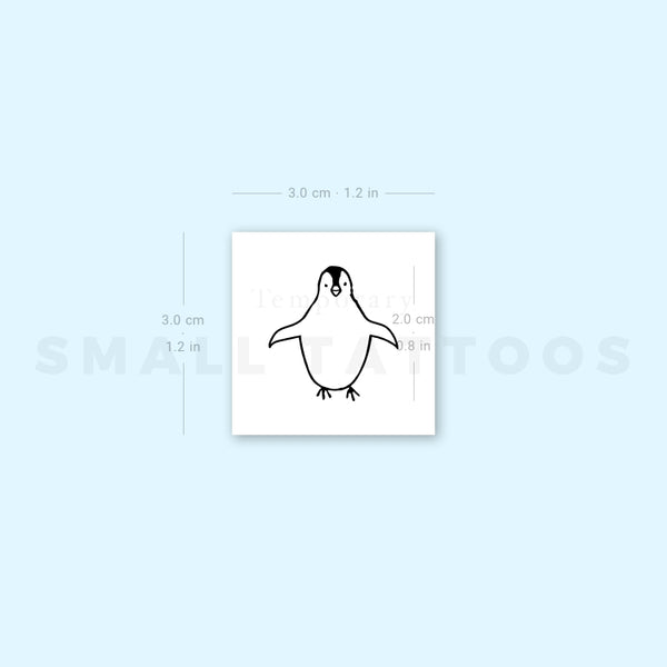 Penguin Temporary Tattoo (Set of 3)