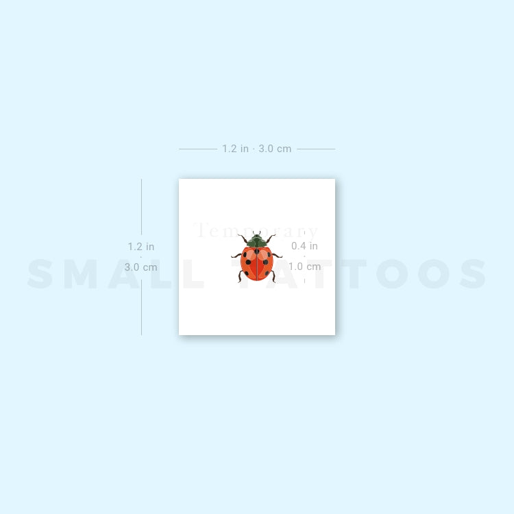 Ladybird Temporary Tattoo (Set of 3)