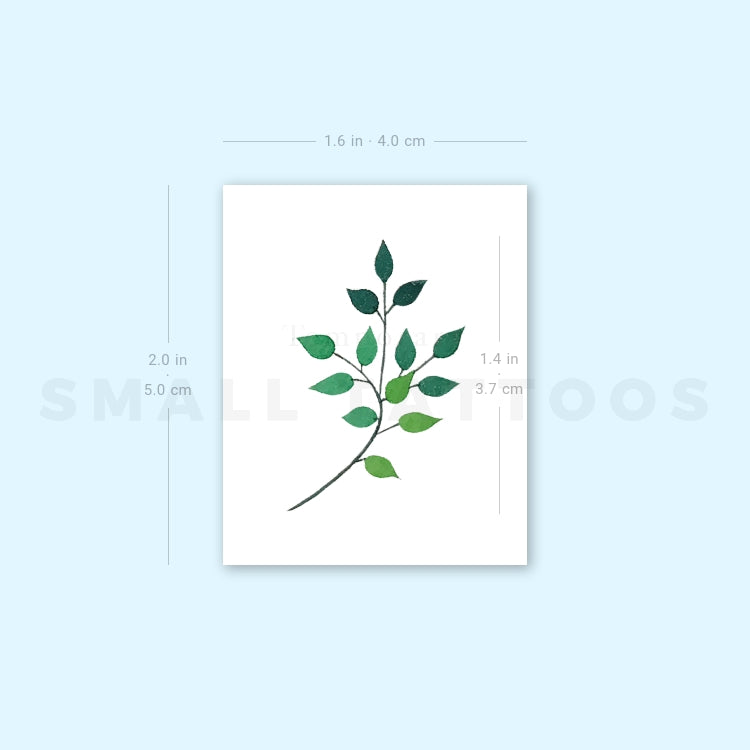 Leaves Temporary Tattoo by Zihee (Set of 3)