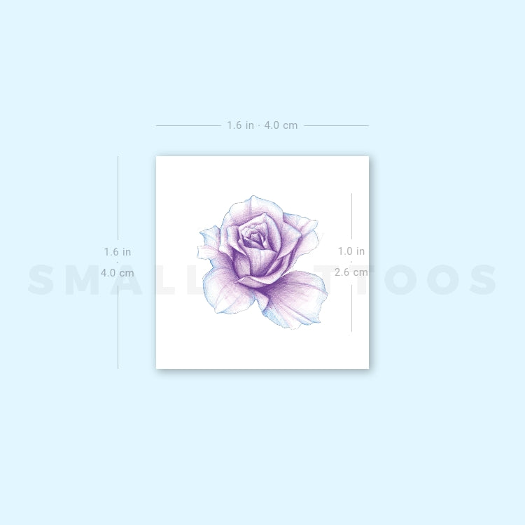 Three Rose Heads Temporary Tattoo Set by Mini Lau (Set of 3+3+3)