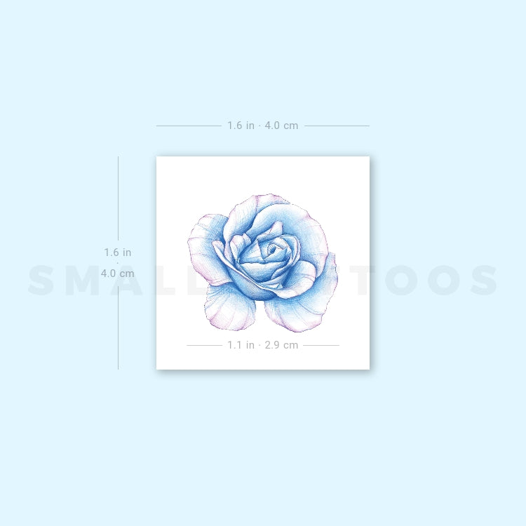 Three Rose Heads Temporary Tattoo Set by Mini Lau (Set of 3+3+3)