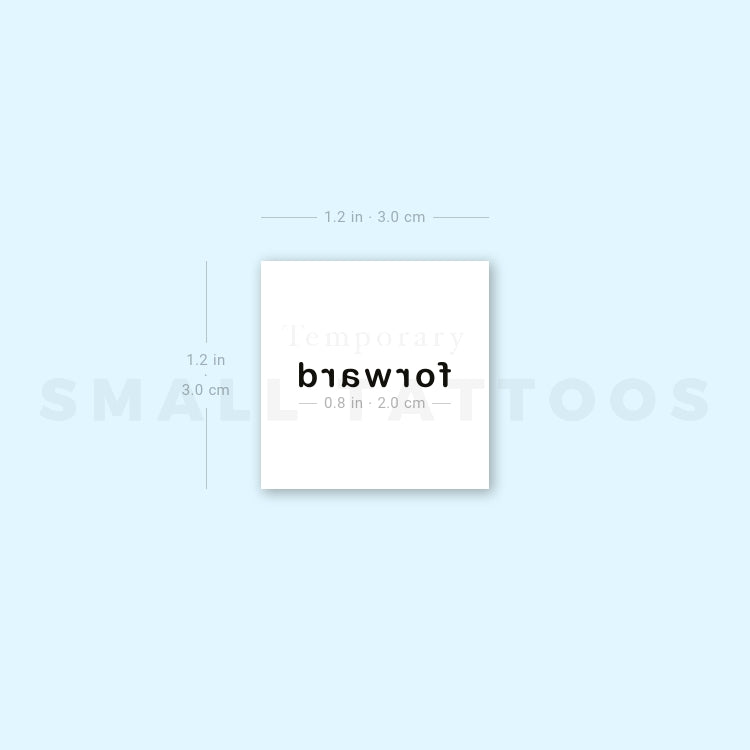 Forward Temporary Tattoo (Set of 3)