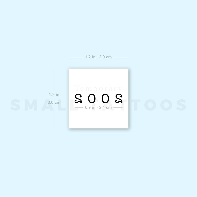 2002 Birth Year Temporary Tattoo (Set of 3)