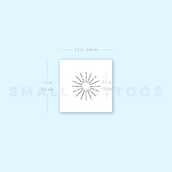 Solar Sparkle Type I by Jakenowicz Temporary Tattoo - Set of 3