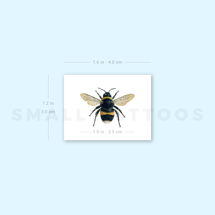 Bumblebee Temporary Tattoo (Set of 3)