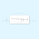 'Happiness' Temporary Tattoo (Set of 3)