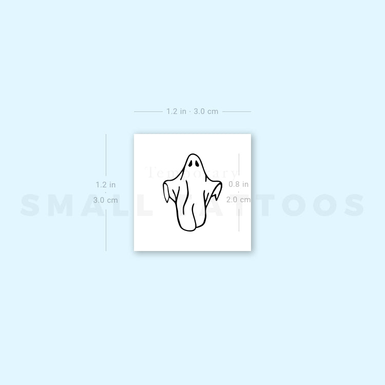 Ghost Temporary Tattoo (Set of 3)
