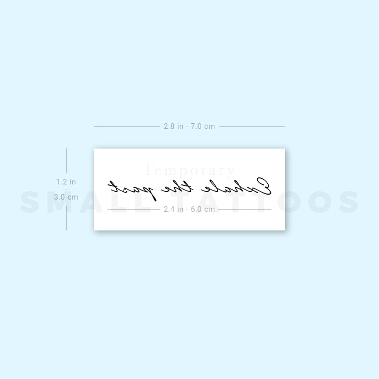 Inhale The Future Exhale The Past Temporary Tattoo (Set of 3+3)