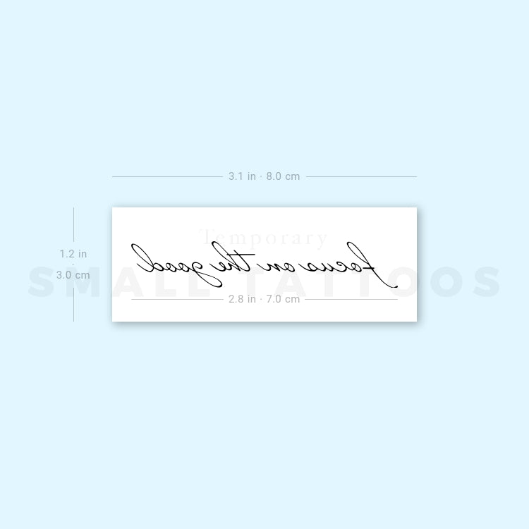 Focus On The Good Temporary Tattoo (Set of 3)