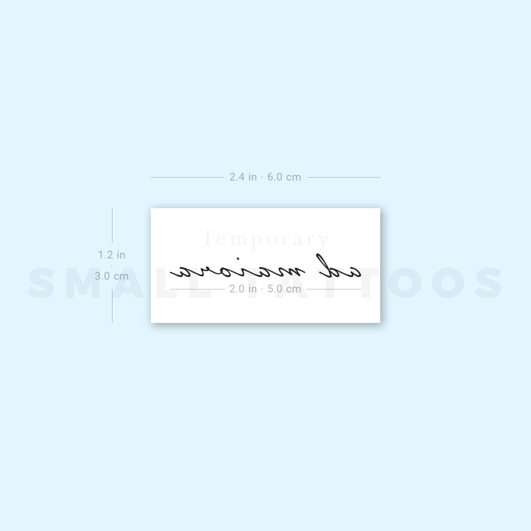 Ad Maiora Temporary Tattoo (Set of 3)