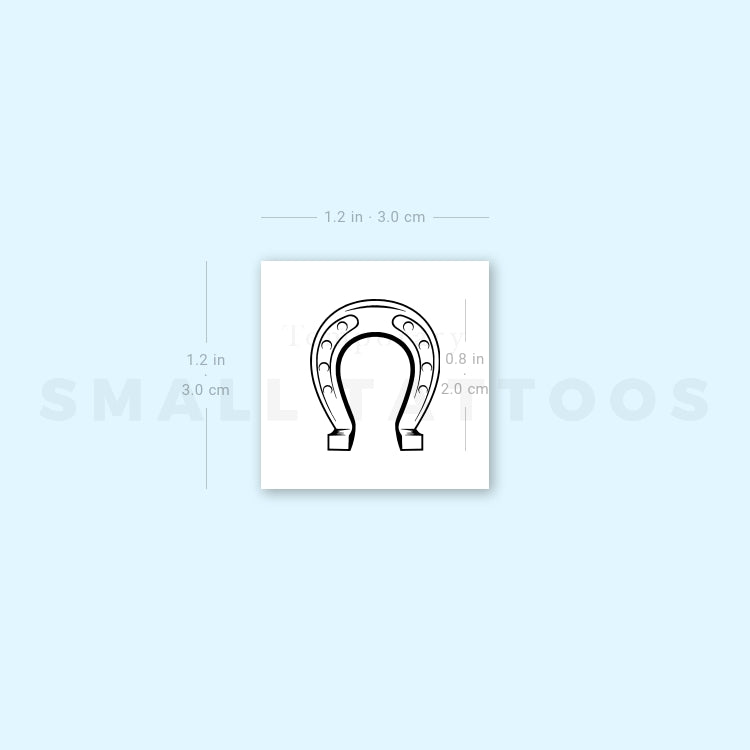 Horseshoe Temporary Tattoo (Set of 3)