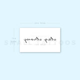 Stay Strong Temporary Tattoo (Set of 3)