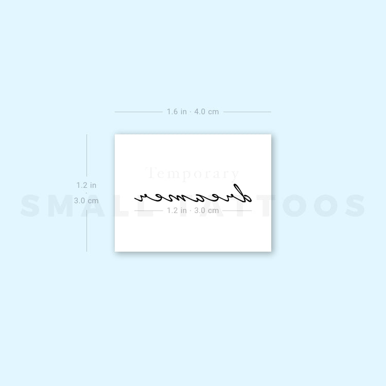 Tatuaje temporal "Soñador" (juego de 3)