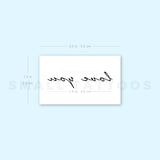 Love You Temporary Tattoo (Set of 3)