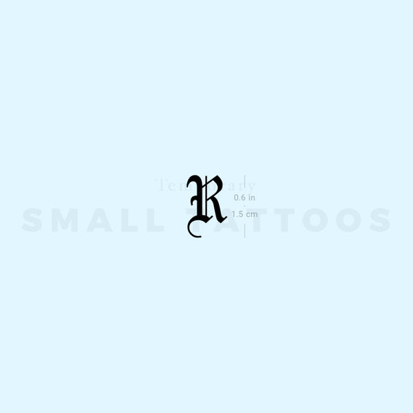 Letter R tattoo by OneBulletToTheHeart on DeviantArt