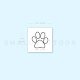 Paw Print Temporary Tattoo (Set of 3)