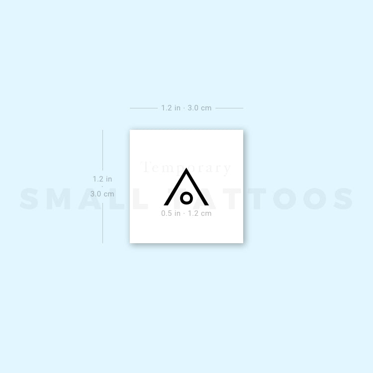 Protect Symbol Temporary Tattoo (Set of 3)