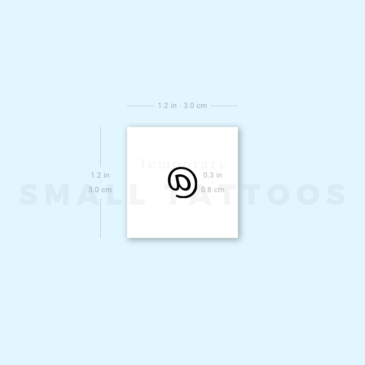 At Symbol Temporary Tattoo (Set of 3)