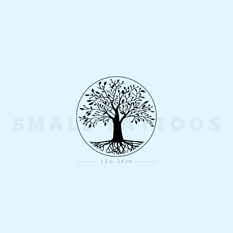 Tatuaje temporal del Árbol Sagrado de la Vida (juego de 3)