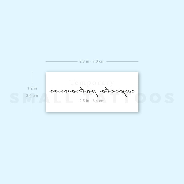 Expecto Patronum Temporary Tattoo (Set of 3)