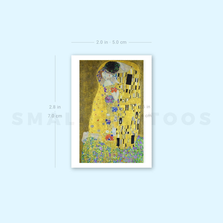 Tatuaje temporal de El beso de Klimt (juego de 3)