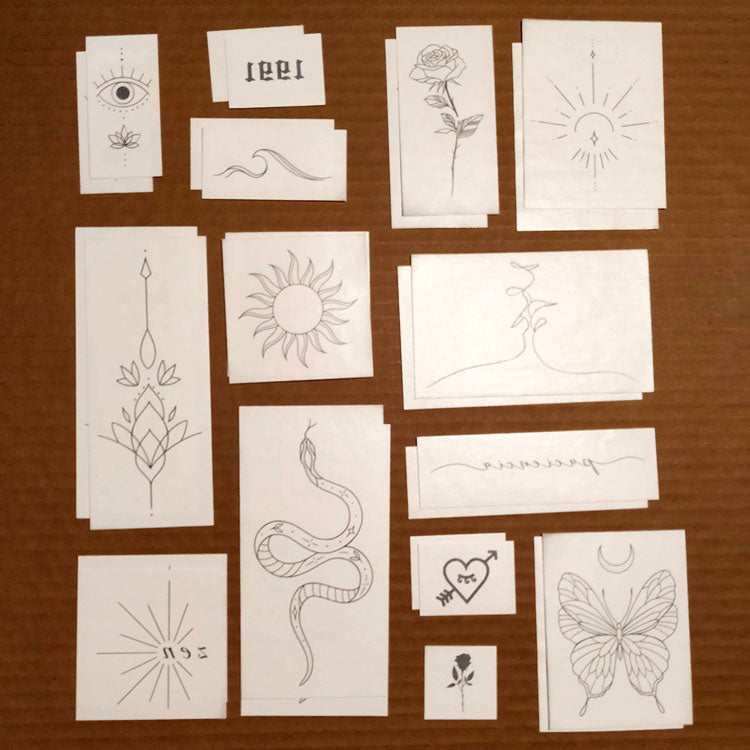 Colección de tatuajes temporales de 1991.ink