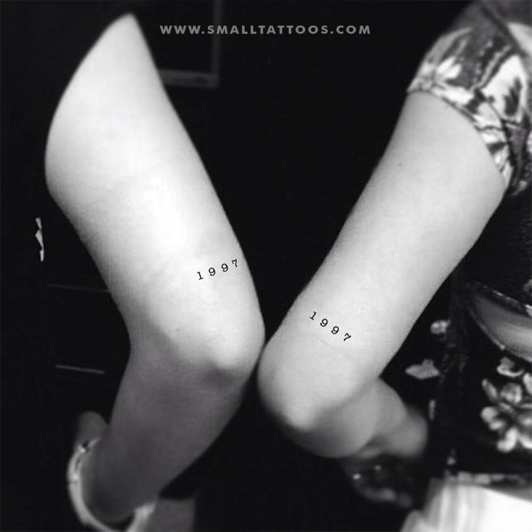 1997 Birth Year Temporary Tattoo (Set of 3)