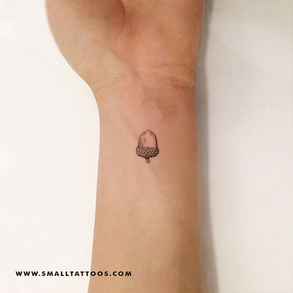 Acorn Temporary Tattoo (Set of 3)