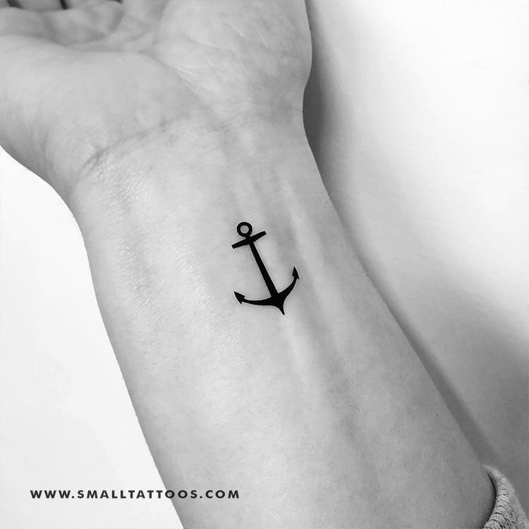 Anchor Temporary Tattoo (Set of 3) – Small Tattoos