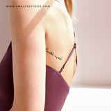 Love Yourself First In Arabic Temporary Tattoo (Set of 3)