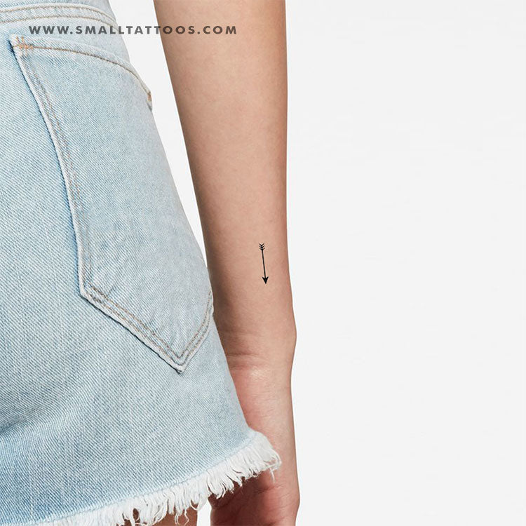 Small Arrow Temporary Tattoo (Set of 3)