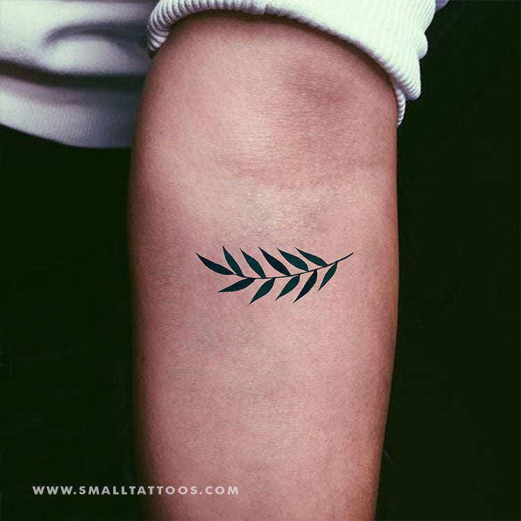 Tatuaje temporal de hojas de fresno de Zihee (juego de 3)