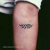 Ash Tree Leaves Temporary Tattoo by Zihee (Set of 3)