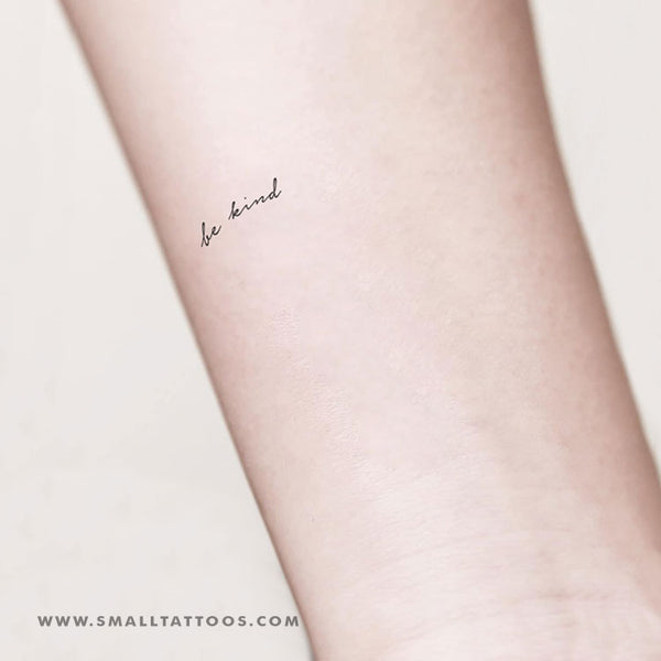 Love is patient love is kind Temporary Tattoo Sticker - OhMyTat