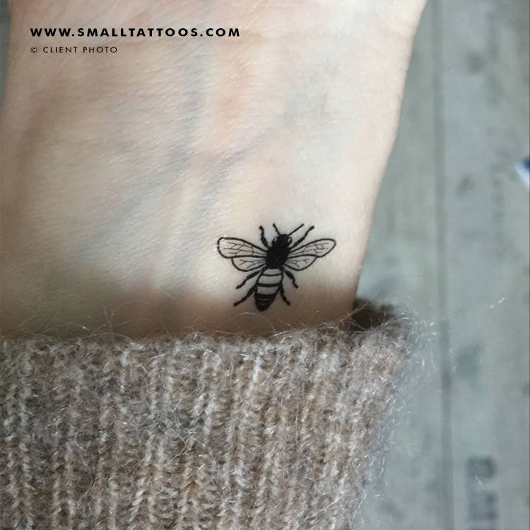 Tatuaje temporal de abeja (juego de 3)
