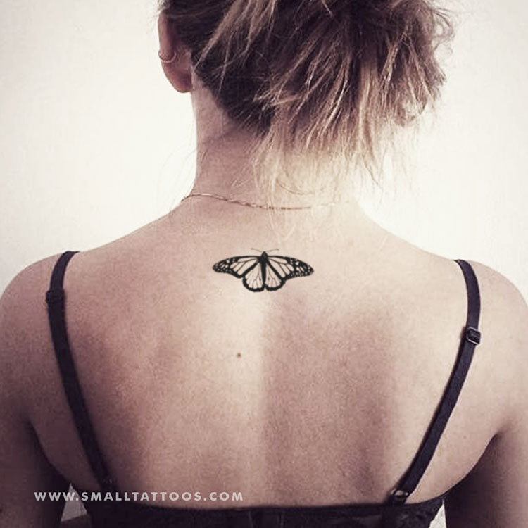 Monarch Butterfly Temporary Tattoo (Set of 3)