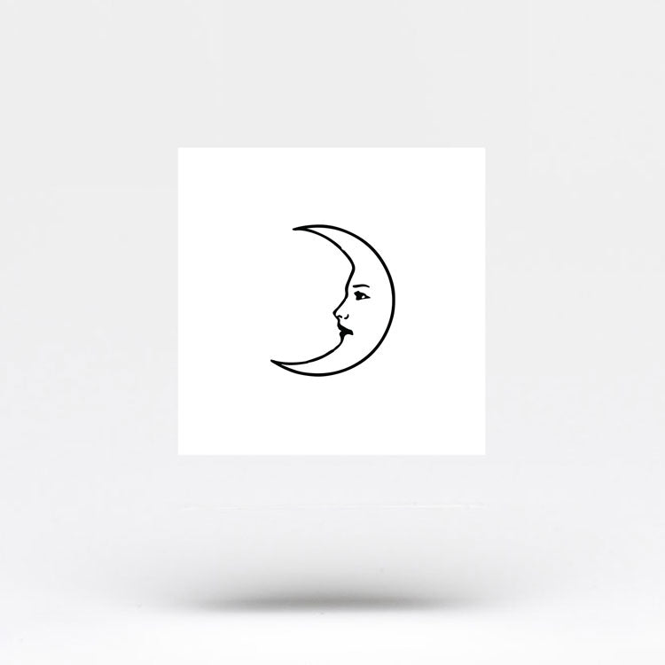 La Luna Crescent Temporary Tattoo (Set of 3)