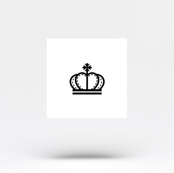 King Crown Temporary Tattoo (Set of 3)