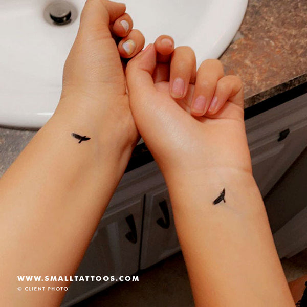 Small Flying Eagle Temporary Tattoo (Set of 3)