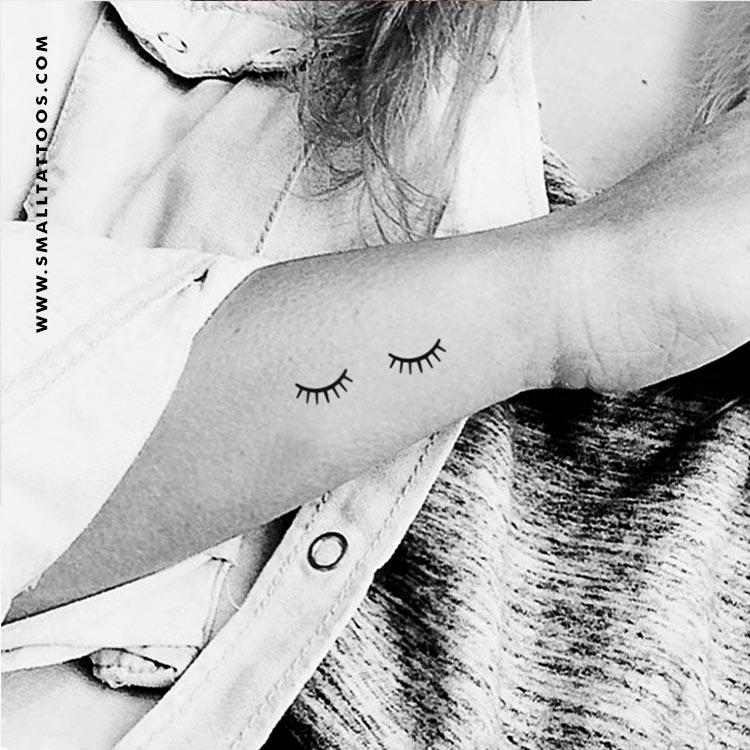Eye and Eyelash Temporary Tattoo (Set of 3+3)